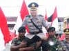 Usai Sertijab, Mantan Kapolres Jayapura Diarak Bersama TNI-Polri
