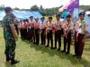 Satgas Yonif R 515/UTY Turut Serta Dalam Kelancaran Jambore Pramuka Haruku
