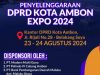 23-24 Agustus, DPRD Kota Ambon Gelar Expo