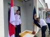 Presensi Perdana, 5 CPNS Lapas Wahai Cium Bendera dan Pataka Tanda Awali Pengabdian